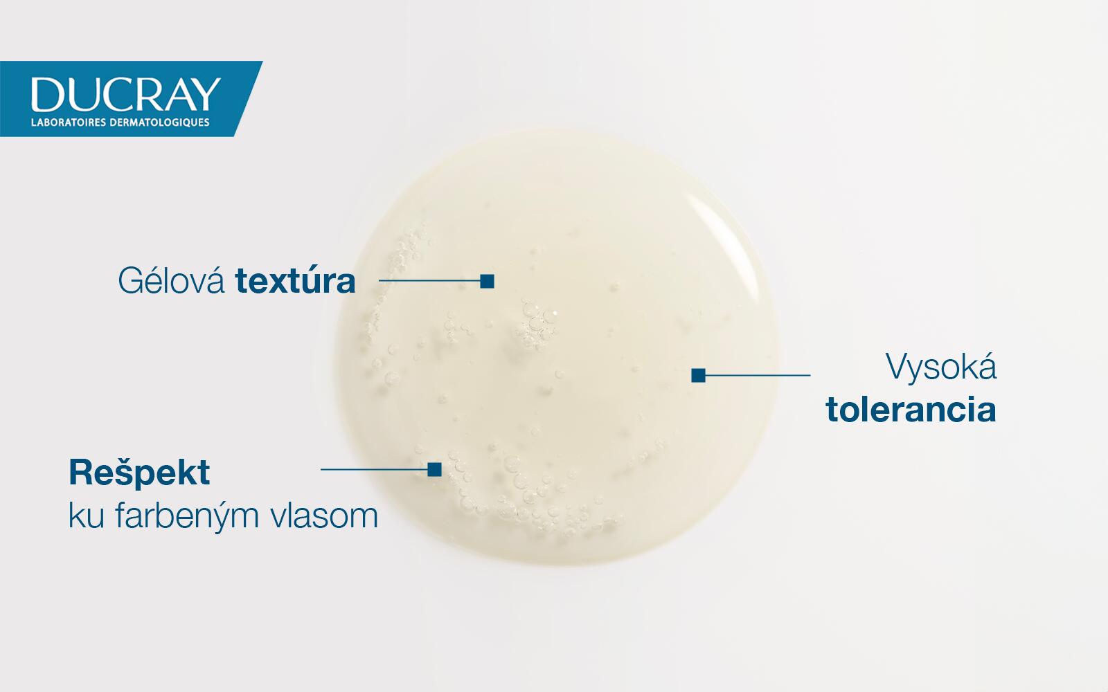 DUCRAY Kelual squanorm hydratačný šampón suché lupiny 200 ml