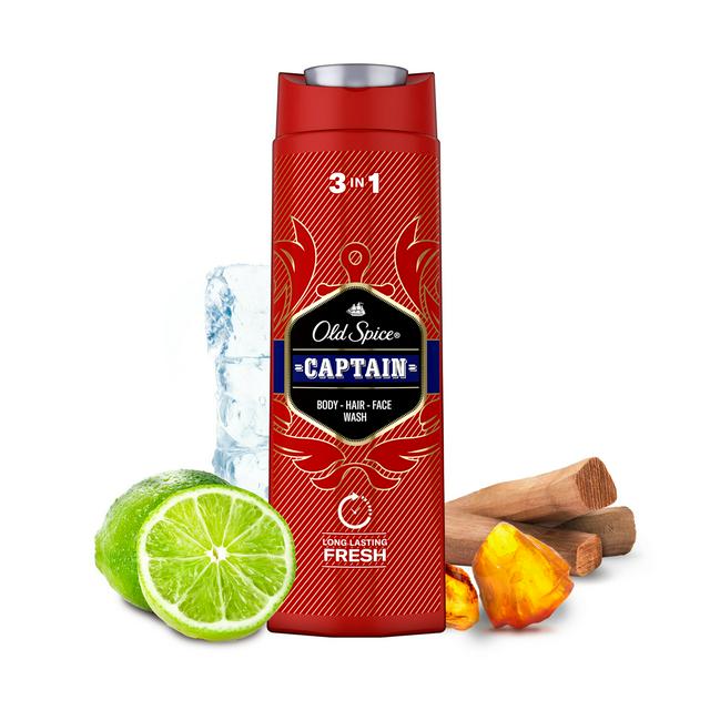 Old Spice Captain Shower Gel & Shampoo for Men 400ml