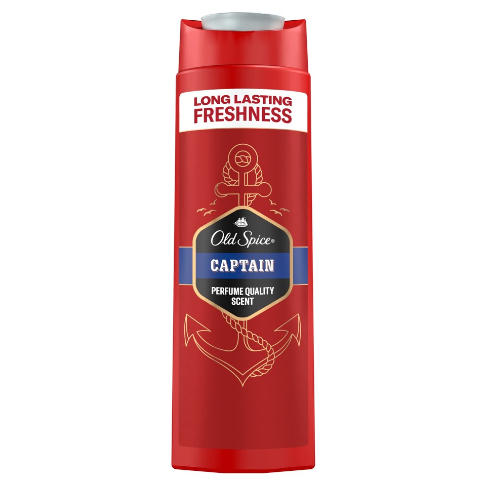 Old Spice Captain Shower Gel & Shampoo for Men 400ml