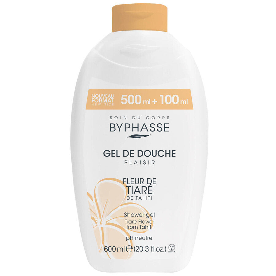 Byphasse Byphasse Plaisir Shower Gel Tiare Flower 600ml