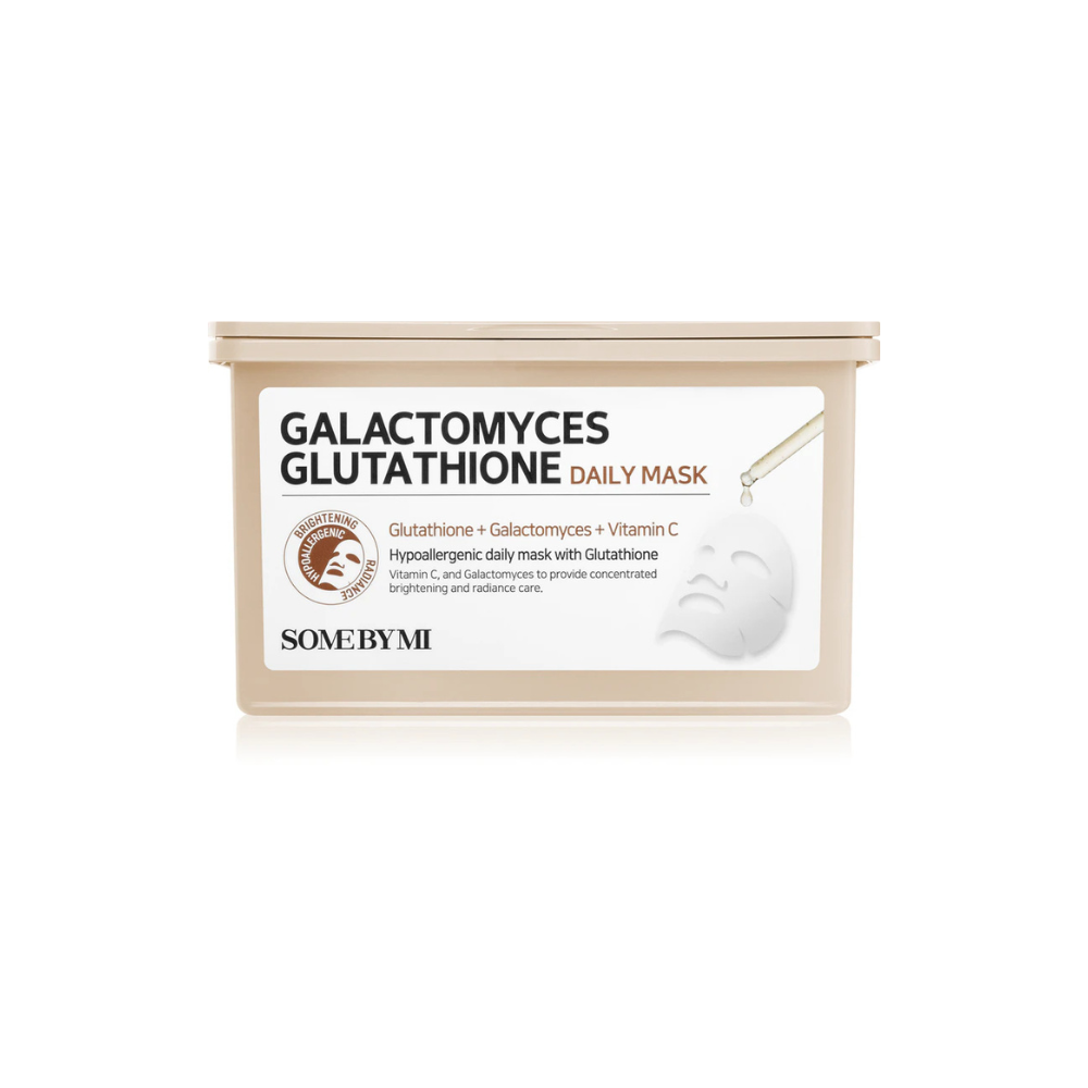 SOME BY MI Galactomyces Glutathione Daily Mask Pack
rozjasňujúca plátienková maska veľké balenie
