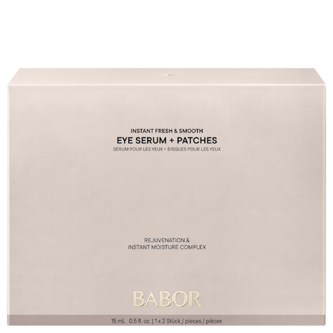 Babor Skinovage Moisturizing Instant Fresh & Smooth Eye Serum + Patches