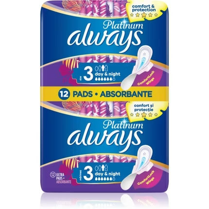 Always Platinum Night Size 3 Sanitary Napkins - 22 pads - Bellari